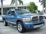 2006 Atlantic Blue Pearl Dodge Ram 1500 Laramie Quad Cab #35719014