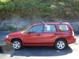 2006 Garnet Red Pearl Subaru Forester 2.5 X #35720071