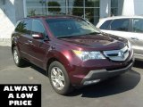 2008 Dark Cherry Pearl Acura MDX  #35788163