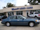 2001 Aqua Blue Lincoln Town Car Executive #35788990