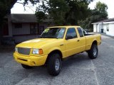 2002 Chrome Yellow Ford Ranger Edge SuperCab 4x4 #35789338