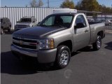 2008 Graystone Metallic Chevrolet Silverado 1500 LS Regular Cab #3569243