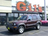 2004 Deep Molten Red Pearl Jeep Liberty Sport 4x4 #35788686