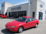 2002 Bright Red Ford Escort ZX2 Coupe #35788857