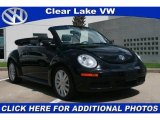 2009 Black Volkswagen New Beetle 2.5 Convertible #35789687