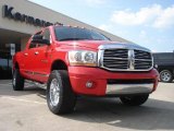 Flame Red Dodge Ram 3500 in 2006