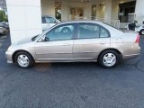 2003 Shoreline Mist Metallic Honda Civic Hybrid Sedan #35900158