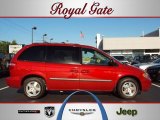 2007 Inferno Red Crystal Pearl Dodge Caravan SXT #35899427