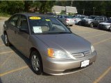 2001 Titanium Metallic Honda Civic LX Sedan #35899949