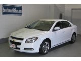 2010 Summit White Chevrolet Malibu LT Sedan #35999304