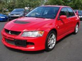 Rally Red Mitsubishi Lancer Evolution in 2006