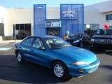 1998 Bright Aqua Metallic Chevrolet Cavalier Sedan #35999013