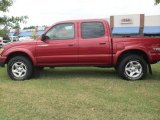 2004 Impulse Red Pearl Toyota Tacoma PreRunner TRD Double Cab #35999053