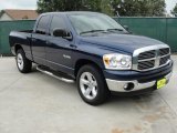 2008 Patriot Blue Pearl Dodge Ram 1500 Lone Star Edition Quad Cab #35999061