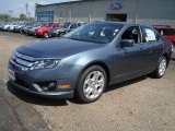 2011 Steel Blue Metallic Ford Fusion SE #35998878