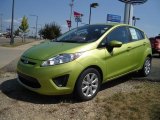 2011 Lime Squeeze Metallic Ford Fiesta SE Hatchback #35998882