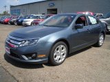 2011 Steel Blue Metallic Ford Fusion SE #35998885