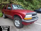 2000 Majestic Red Metallic Chevrolet Blazer LS 4x4 #36062736