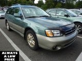 2001 Wintergreen Metallic Subaru Outback Limited Wagon #36062750
