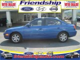 2004 Tidal Wave Blue Hyundai Elantra GLS Sedan #36063354