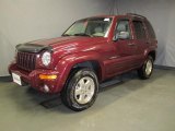 2002 Dark Garnet Red Pearlcoat Jeep Liberty Limited 4x4 #36063994