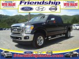 2011 Tuxedo Black Metallic Ford F250 Super Duty XLT Crew Cab 4x4 #36063131