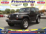 2010 Black Jeep Wrangler Rubicon 4x4 #36063185