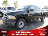 2011 Brilliant Black Crystal Pearl Dodge Ram 1500 ST Crew Cab #36063629