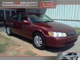 2001 Vintage Red Pearl Toyota Camry LE #36064250