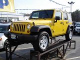 2008 Detonator Yellow Jeep Wrangler Unlimited X 4x4 #3565222