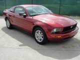 2007 Redfire Metallic Ford Mustang V6 Deluxe Coupe #36063770