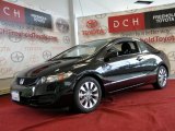 2010 Crystal Black Pearl Honda Civic EX Coupe #36064705