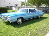 1972 Zodiac Blue Metallic Cadillac Eldorado Convertible #354209