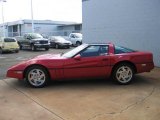 1990 Bright Red Chevrolet Corvette Coupe #36194149