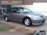 2004 Magnesium Metallic Honda Civic Hybrid Sedan #36294979