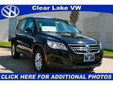 2011 Deep Black Metallic Volkswagen Tiguan S #36295266