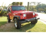 1999 Flame Red Jeep Wrangler Sport 4x4 #36347313