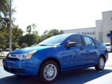 2011 Blue Flame Metallic Ford Focus SE Sedan #36347135