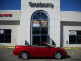 2008 Inferno Red Crystal Pearl Chrysler Sebring Touring Convertible #36347171