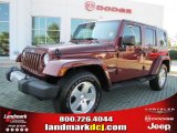 2009 Red Rock Crystal Pearl Jeep Wrangler Unlimited Sahara #36347201
