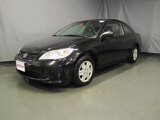 2005 Nighthawk Black Pearl Honda Civic Value Package Coupe #36406554