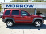2006 Inferno Red Pearl Jeep Liberty Sport 4x4 #36406312