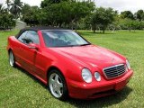2000 Magma Red Mercedes-Benz CLK 430 Cabriolet #354216