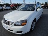 2009 Clear White Kia Spectra LX Sedan #36406368