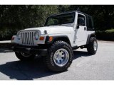 2004 Stone White Jeep Wrangler Sport 4x4 #36406385