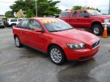 Passion Red Volvo S40 in 2004