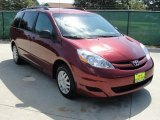 2010 Salsa Red Pearl Toyota Sienna LE #36406424