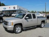 2008 Silver Birch Metallic Chevrolet Silverado 1500 LTZ Extended Cab 4x4 #36406727