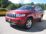 2011 Inferno Red Crystal Pearl Jeep Grand Cherokee Limited 4x4 #36406777