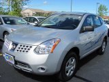 2009 Silver Ice Nissan Rogue S AWD #36407075